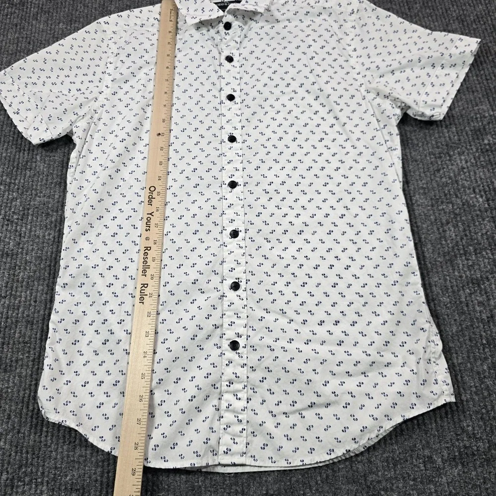 Rodd & Gunn‎ Shirt Mens Small White Graphic Print Sports Fit Short Sleeve Cotton - Picture 4 of 7